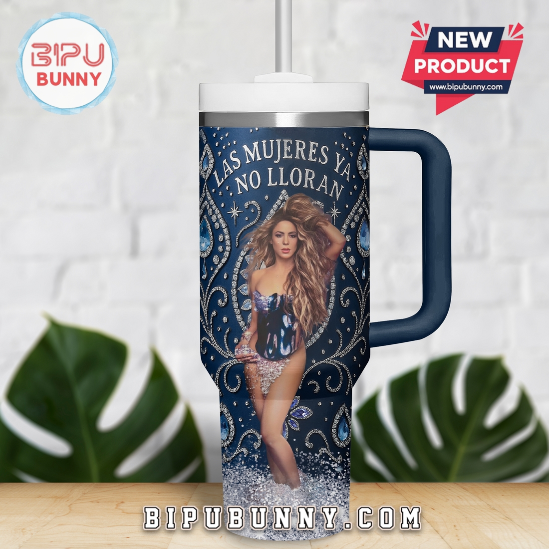 Shakira Tumbler With Handle, Stanley Tumbler 40oz Shakira Tumbler With Handle, Stanley Tumbler 40oz