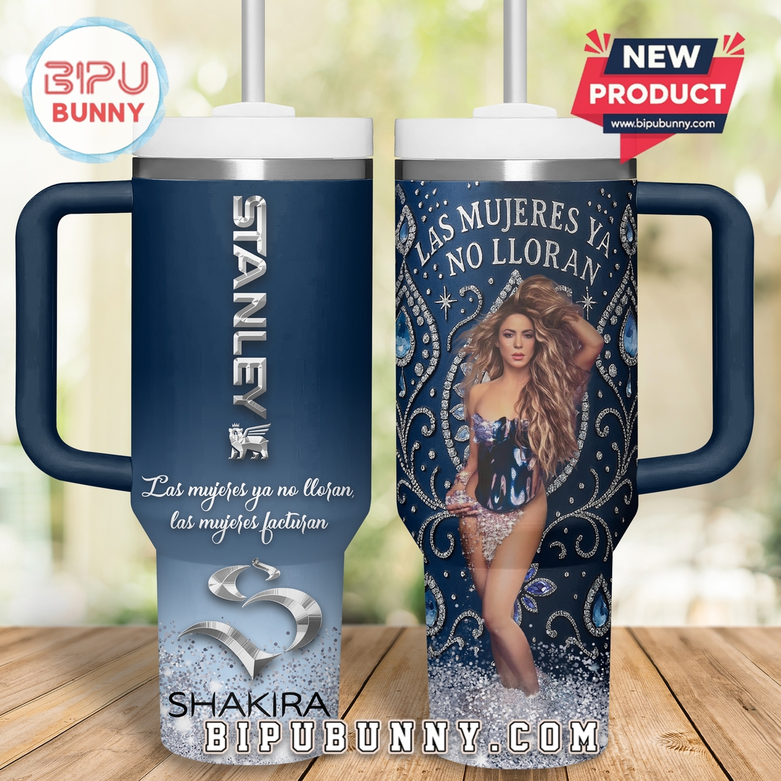 Shakira Tumbler With Handle, Stanley Tumbler 40oz Shakira Tumbler With Handle, Stanley Tumbler 40oz