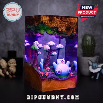 Snorlax Pokemon Resin Lamp
