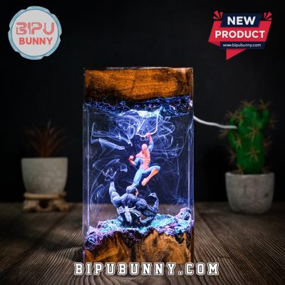 Spider man vs Venom Marvel Resin Lamp