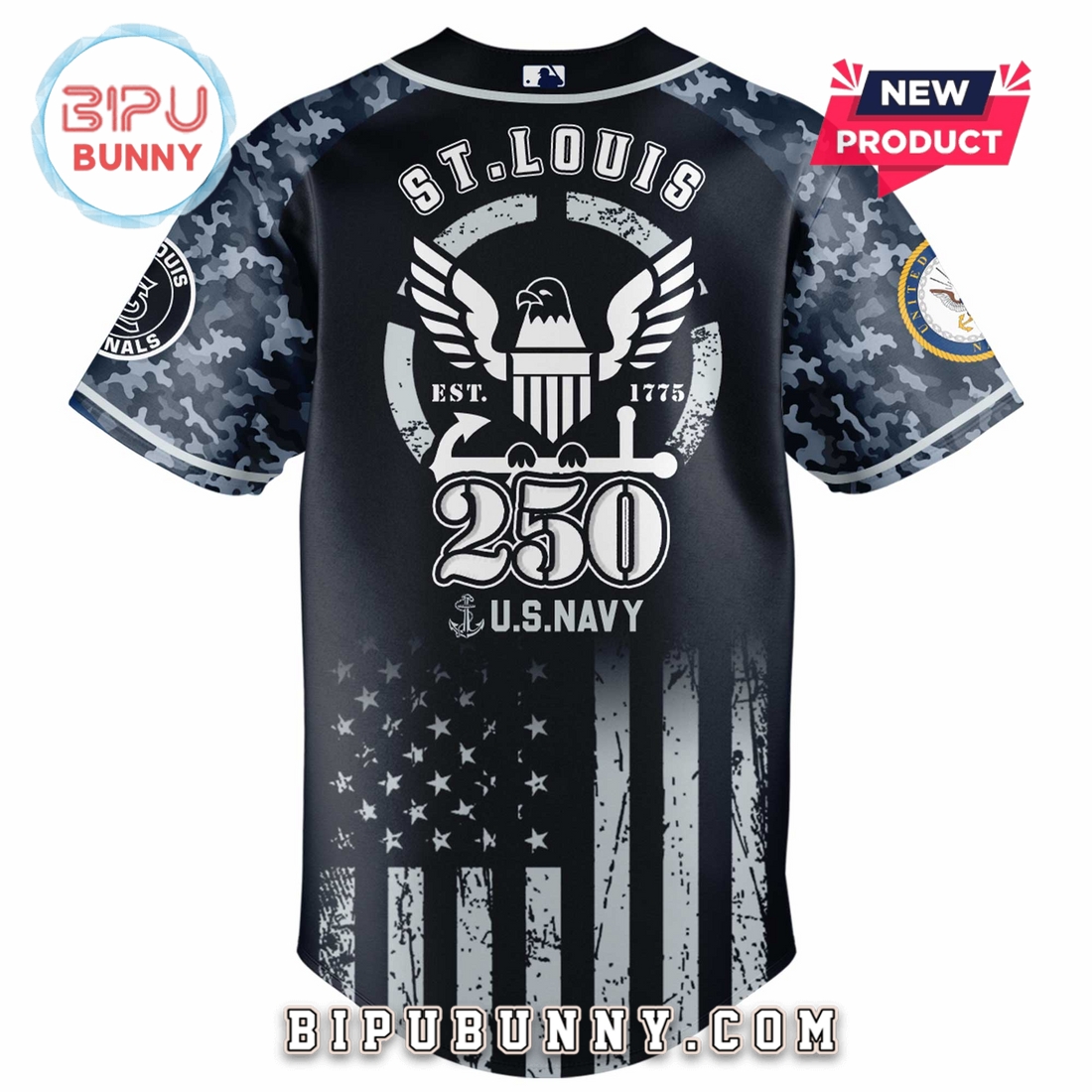 St.Louis Cardinals MLB x 250 U.S. Navy Baseball Jersey St.Louis Cardinals MLB x 250 U.S. Navy Baseball Jersey