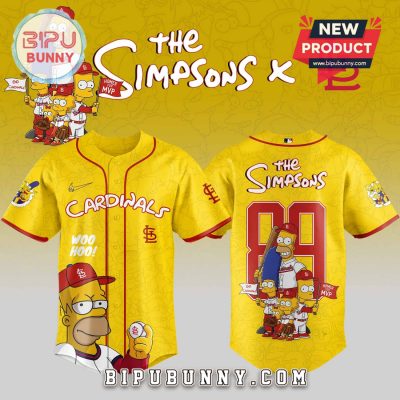 St.Louis Cardinals x The Simpsons Limited Edition Baseball Jersey