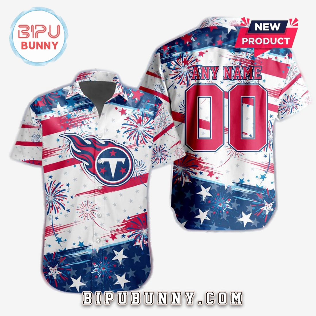 Tennessee Titans 2025 Independence Day 4th Of July Hawaiian Shirt Tennessee Titans 2025 Independence Day 4th Of July Hawaiian Shirt