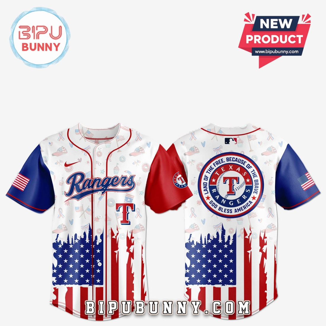 Texas Rangers Independence Day Baseball Jersey 2025 Texas Rangers Independence Day Baseball Jersey 2025