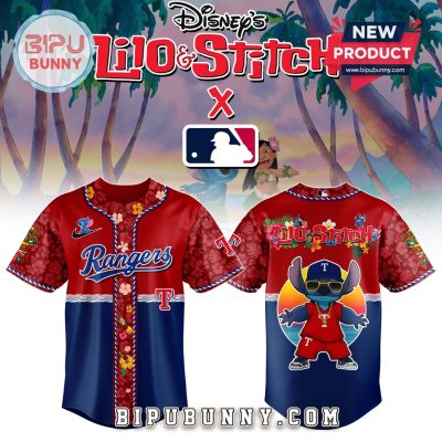 Texas Rangers x Lilo and Stitch Baseball Jersey 2025