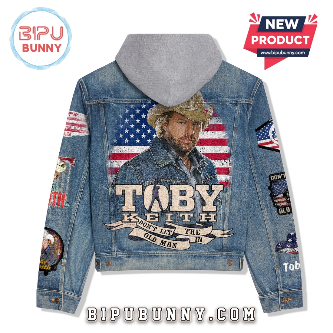 Toby Keith Don’t Let the Old Man In Denim Jacket Toby Keith Don’t Let the Old Man In Denim Jacket