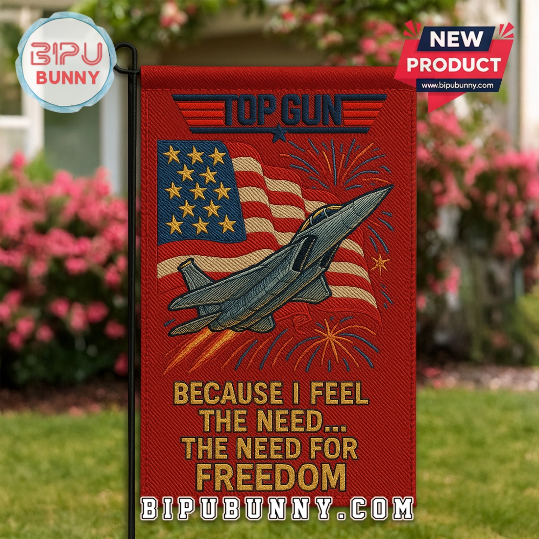 Top Gun Adventure Film Independence Day Flag Top Gun Adventure Film Independence Day Flag