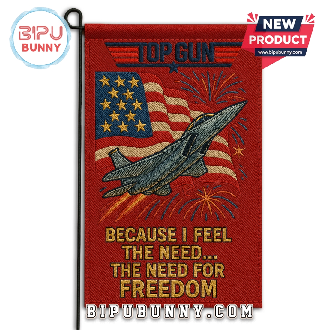 Top Gun Adventure Film Independence Day Flag Top Gun Adventure Film Independence Day Flag