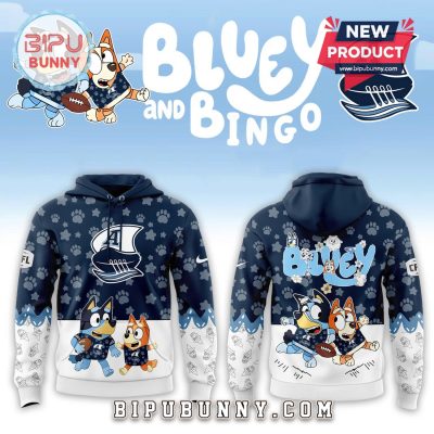 Toronto Argonauts CFL x Bluey and Bingo 2025 Hoodie