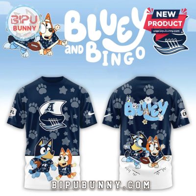 Toronto Argonauts CFL x Bluey and Bingo 2025 Hoodie