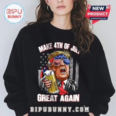 Trump Cheers Make 4th Of July Great Again T-Shirt