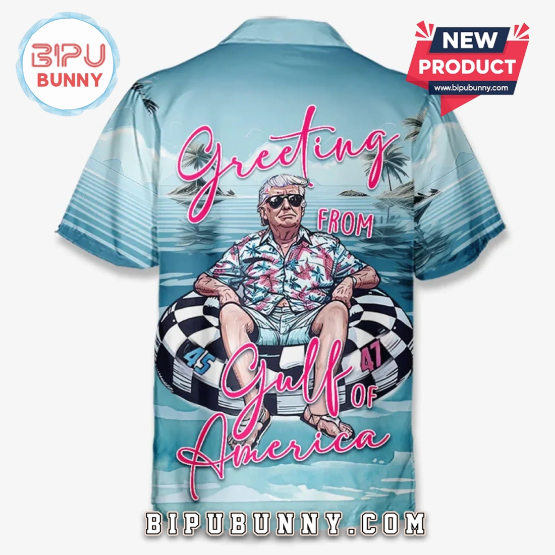 Trump Living The Gulf Life Tropical Hawaiian Aloha Shirt Trump Living The Gulf Life Tropical Hawaiian Aloha Shirt