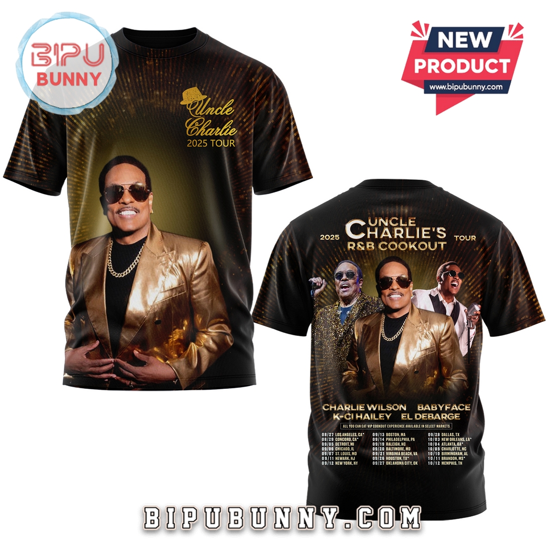 Uncle Charlie’s R&B Cookout Tour 2025 Shirt Uncle Charlie’s R&B Cookout Tour 2025 Shirt