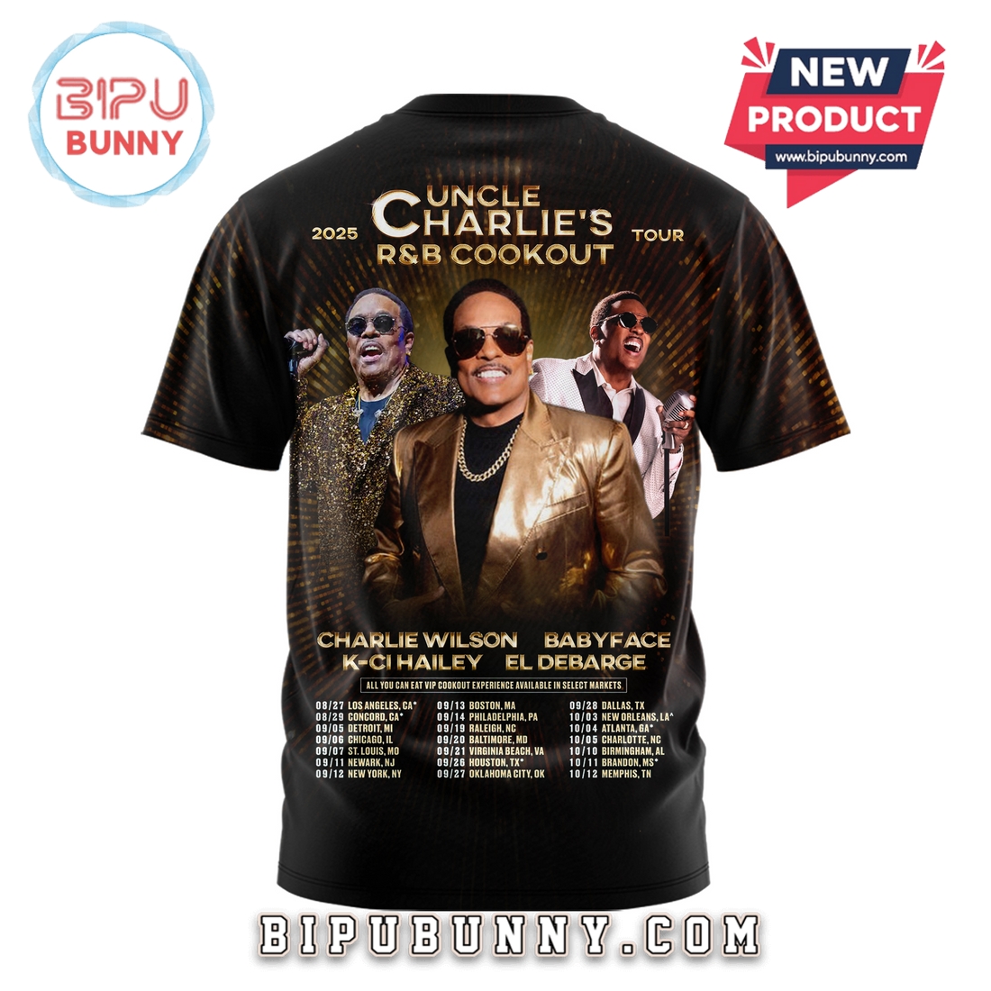 Uncle Charlie’s R&B Cookout Tour 2025 Shirt Uncle Charlie’s R&B Cookout Tour 2025 Shirt