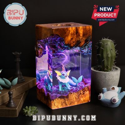 Vaporeon Resin Lamp