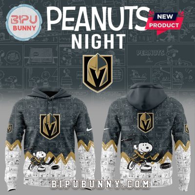 Vegas Golden Knights Peanuts Night Hoodie And Pant