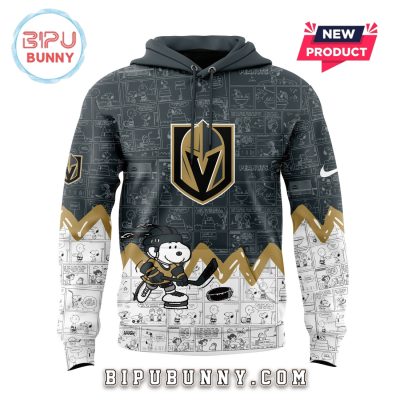 Vegas Golden Knights Peanuts Night Hoodie And Pant
