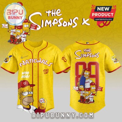 Washington Nationals x The Simpsons Limited Edition Baseball Jersey