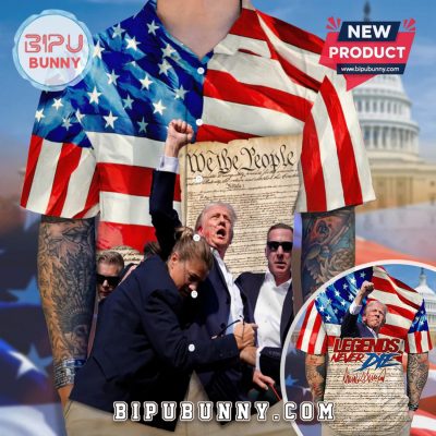 We The People Trump Fight Hawaiian Shirt