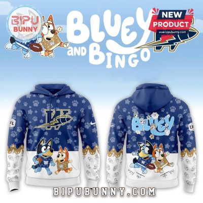 Winnipeg Blue Bombers CFL x Bluey and Bingo Hoodie And Pants