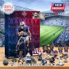 Football-themed advent calendar with collectible figurines and NFL memorabilia.