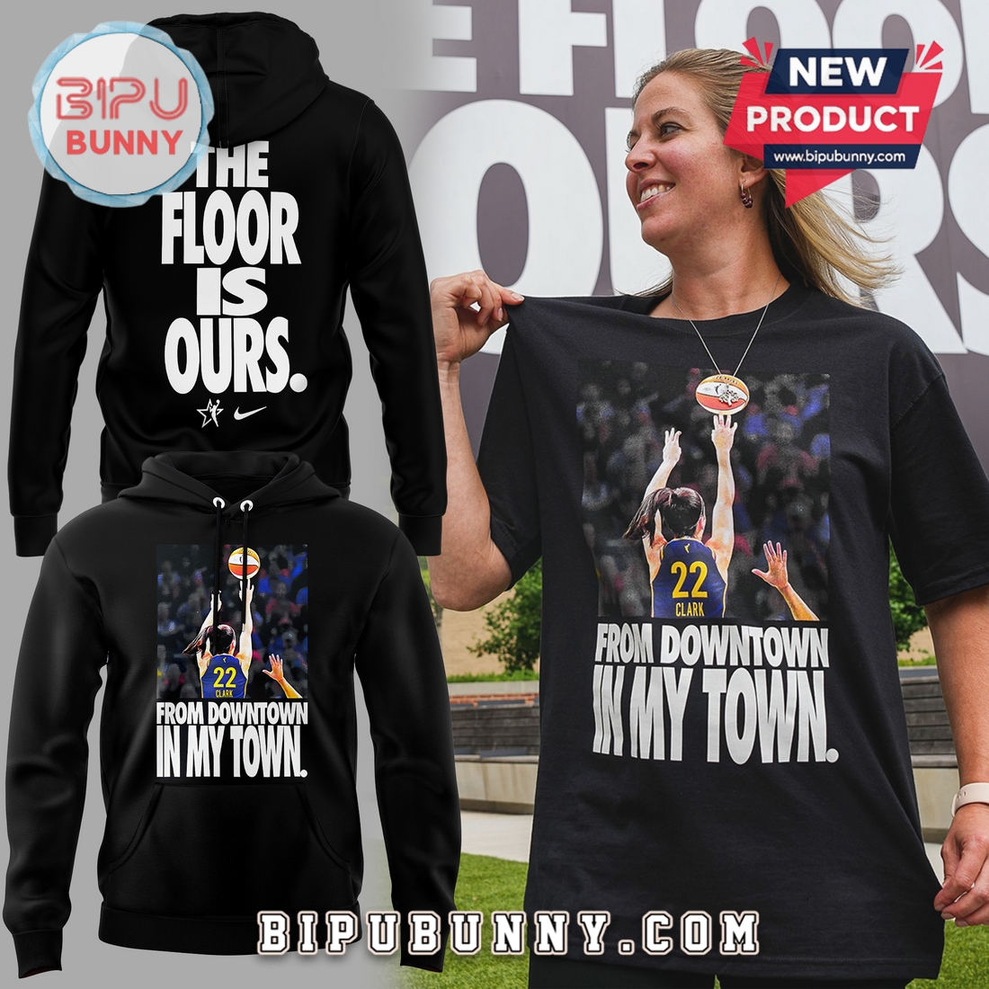 2025 WNBA All-Star INDY Caitlin Clark From My Downtown Hoodie 2025 WNBA All-Star INDY Caitlin Clark From My Downtown Hoodie