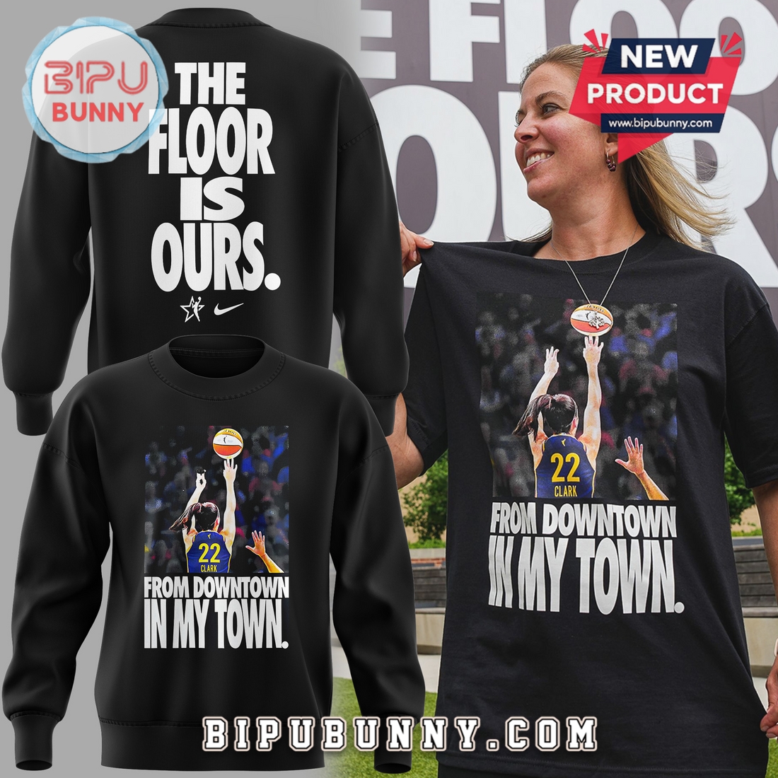 2025 WNBA All-Star INDY Caitlin Clark From My Downtown Hoodie 2025 WNBA All-Star INDY Caitlin Clark From My Downtown Hoodie