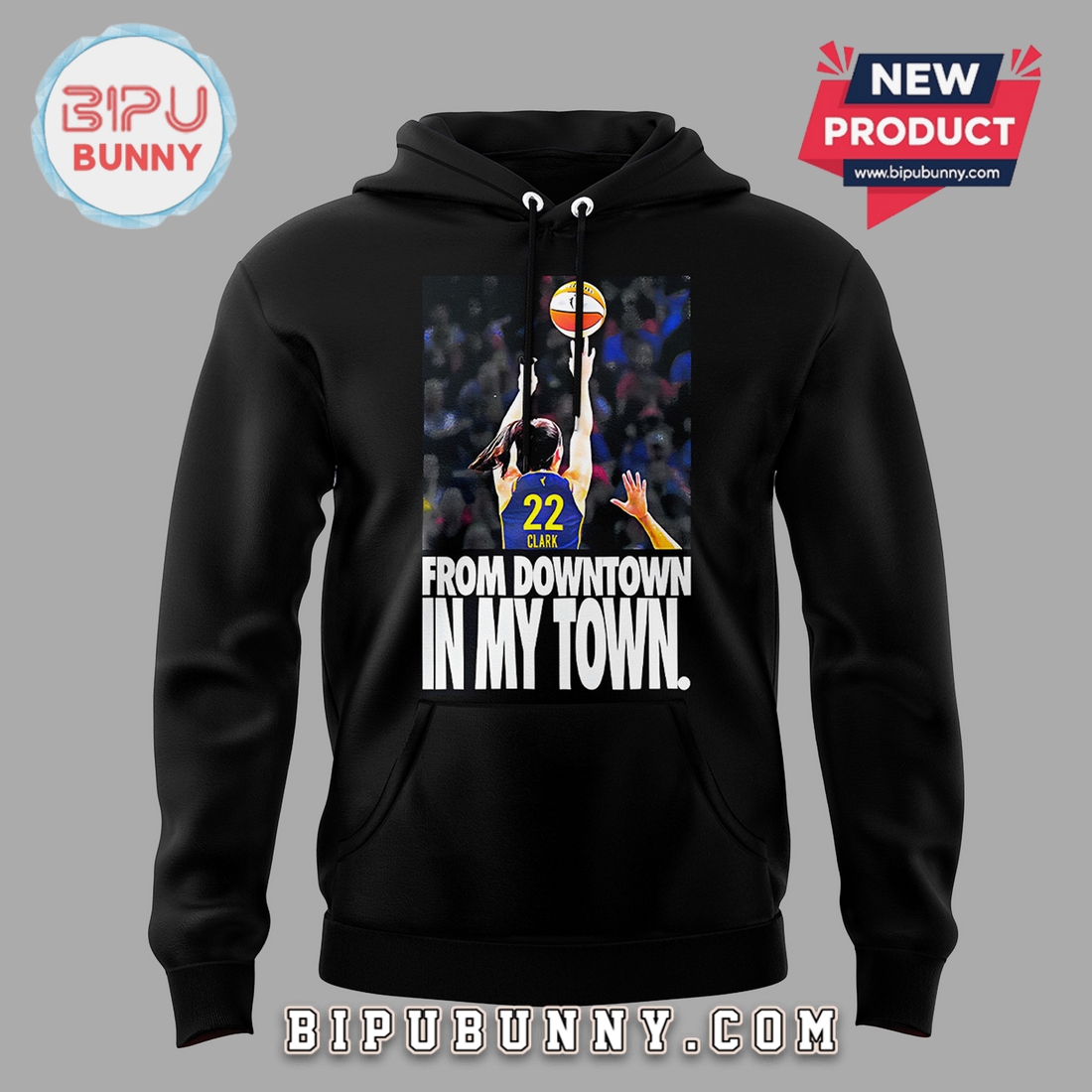2025 WNBA All-Star INDY Caitlin Clark From My Downtown Hoodie 2025 WNBA All-Star INDY Caitlin Clark From My Downtown Hoodie