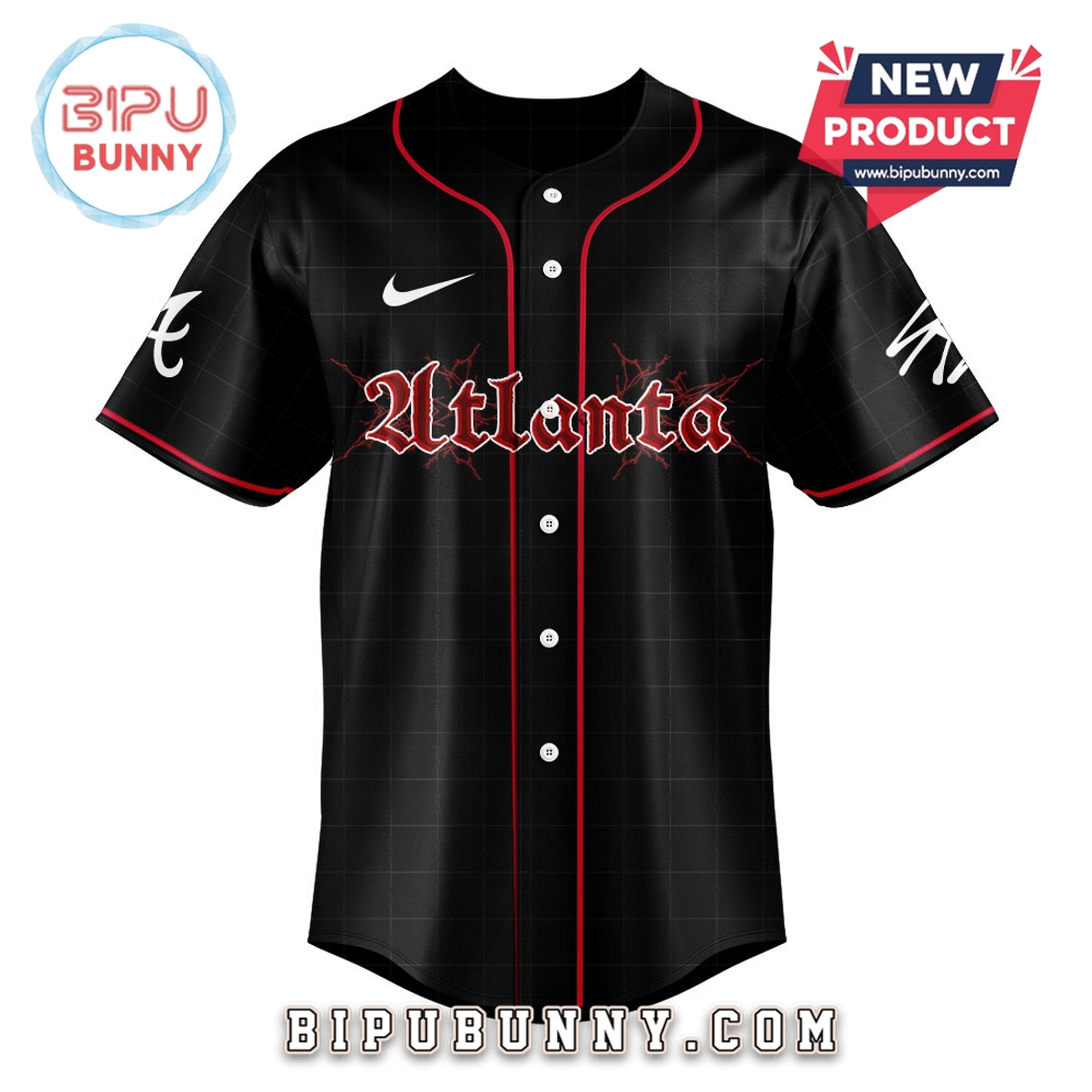 A.Braves Stray Kids Show Signature Baseball Jersey A.Braves Stray Kids Show Signature Baseball Jersey