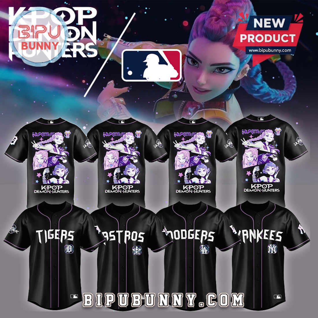 All Team MLB x KPop Demon Hunters Editions Limited Jersey All Team MLB x KPop Demon Hunters Editions Limited Jersey