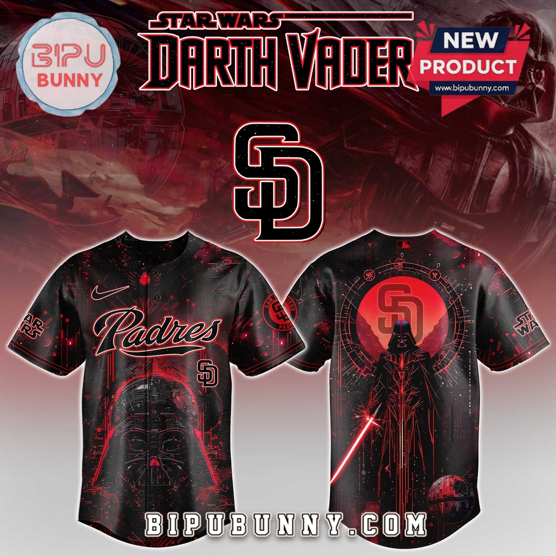 All Teams MLB x Star Wars Darth Vader Baseball Jersey All Teams MLB x Star Wars Darth Vader Baseball Jersey