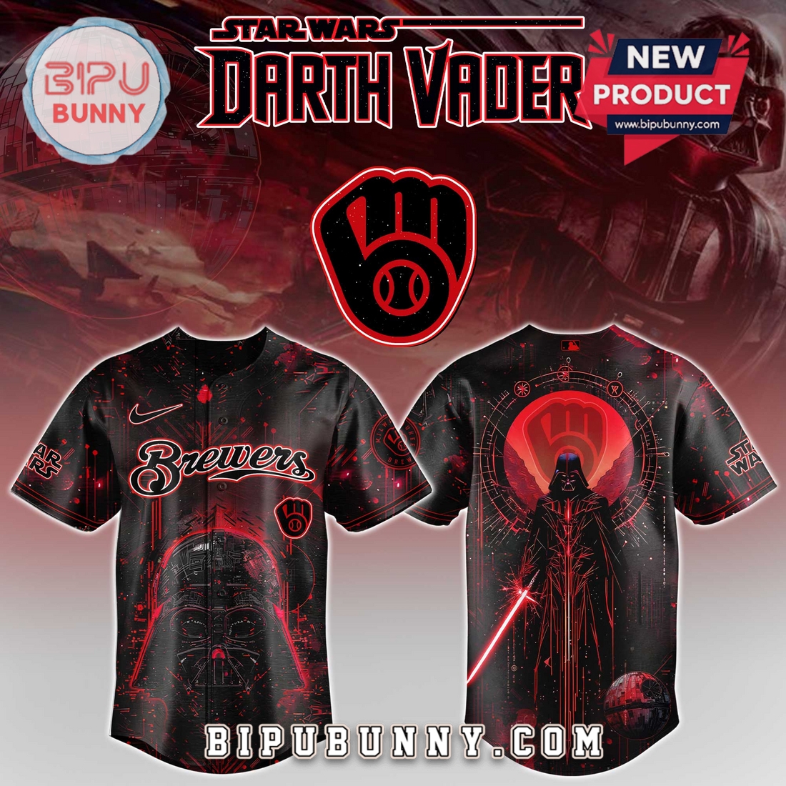 All Teams MLB x Star Wars Darth Vader Baseball Jersey All Teams MLB x Star Wars Darth Vader Baseball Jersey