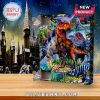 Dinosaur Advent calendar with miniature figurines and detailed artwork.