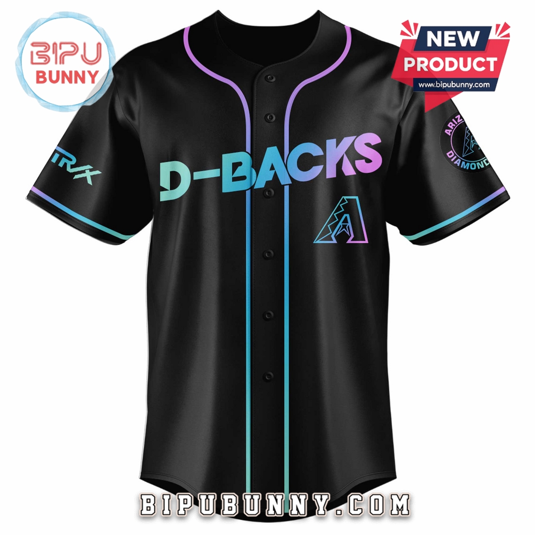 Arizona Diamondbacks MLB x KPop Demon Hunters Baseball Jersey Arizona Diamondbacks MLB x KPop Demon Hunters Baseball Jersey