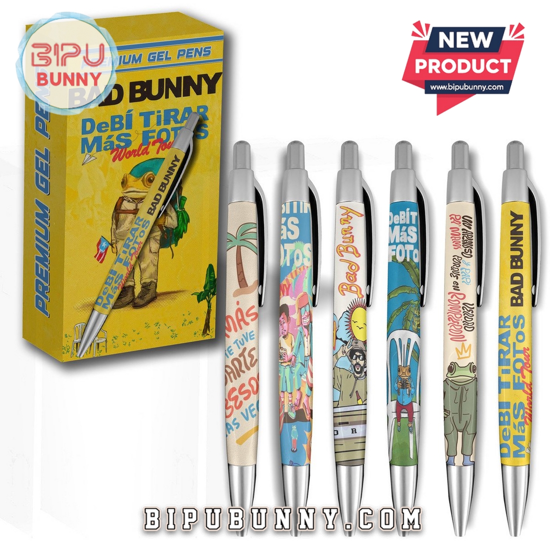 Bad Bunny Premium Gel Pens Bad Bunny Premium Gel Pens
