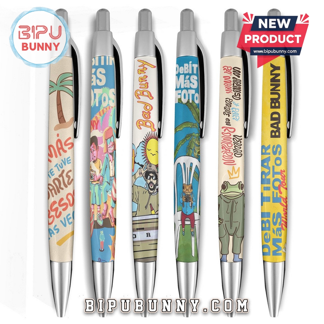 Bad Bunny Premium Gel Pens Bad Bunny Premium Gel Pens