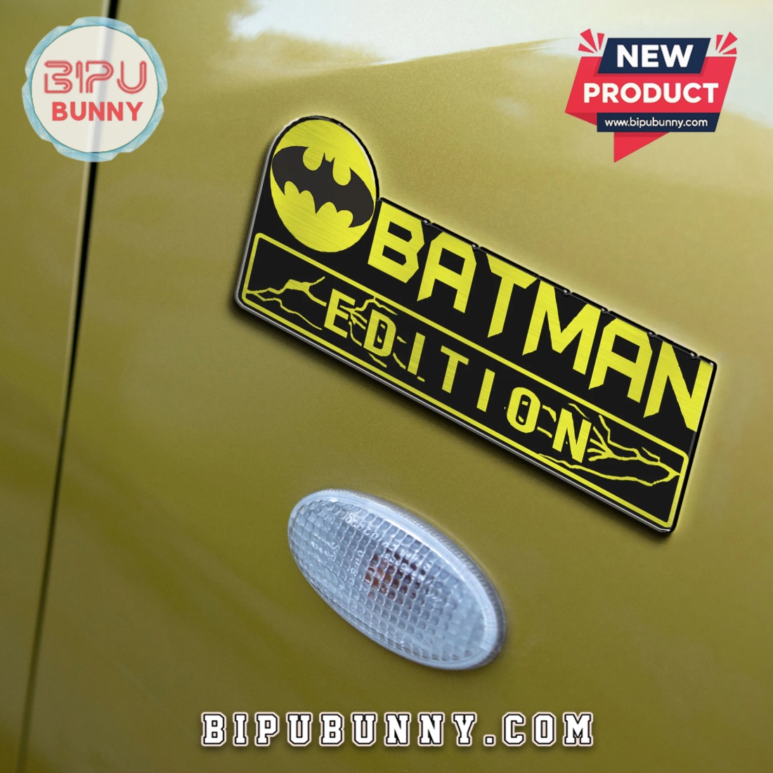 Batman Edition Laser Engraved Car Badge Batman Edition Laser Engraved Car Badge