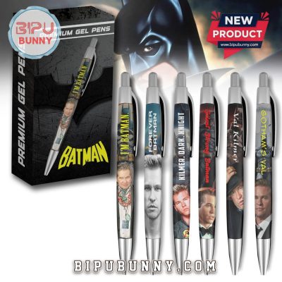 Batman Superhero Premium Gel Pens Batman Superhero Premium Gel Pens