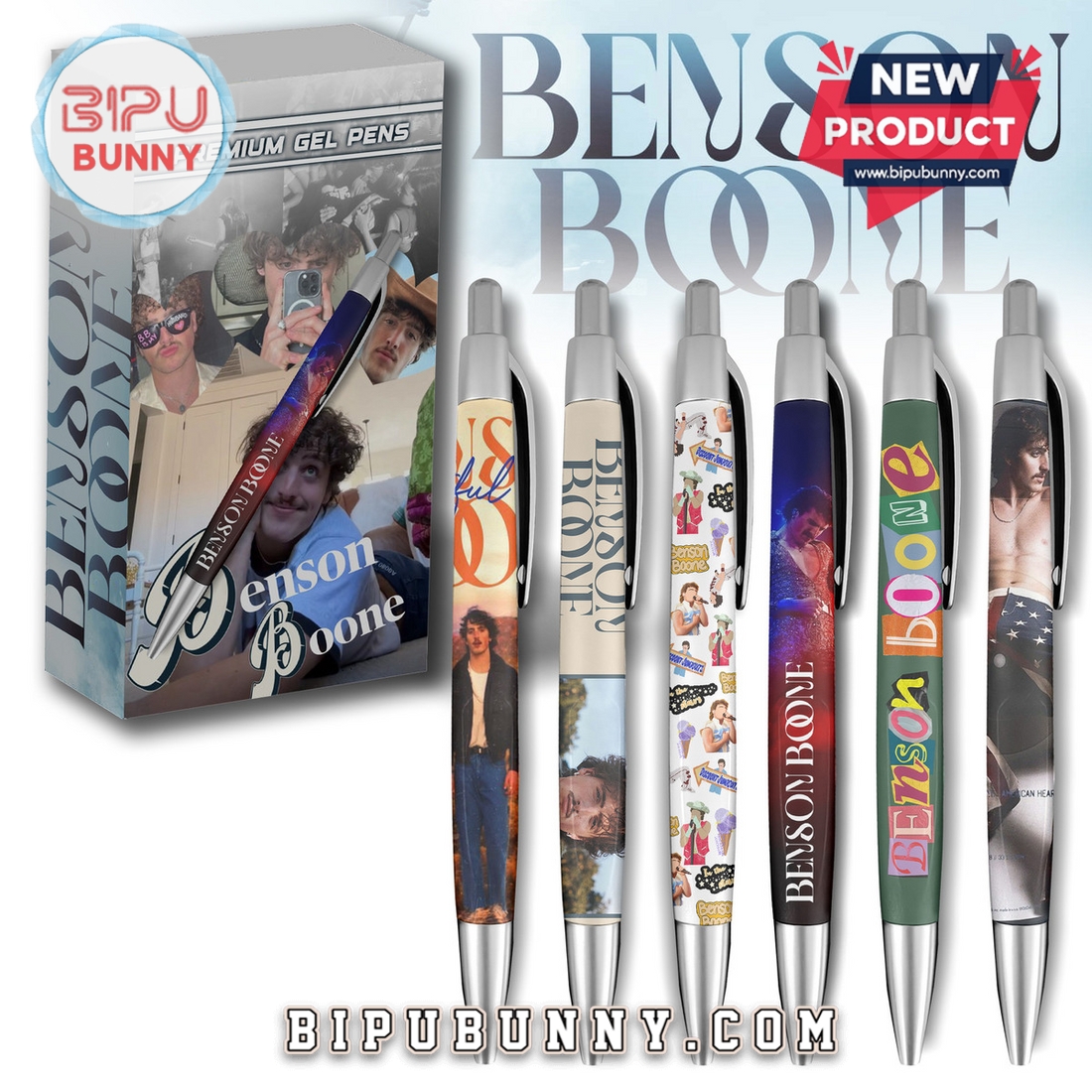 Benson Boone Premium Gel Pens Benson Boone Premium Gel Pens