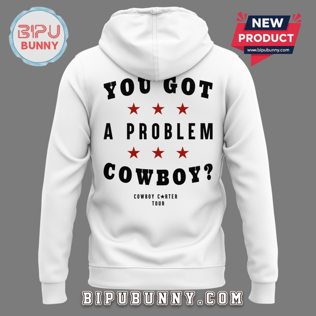 Beyonce Cowboy Carter Tour 2025 White Hoodie Beyonce Cowboy Carter Tour 2025 White Hoodie