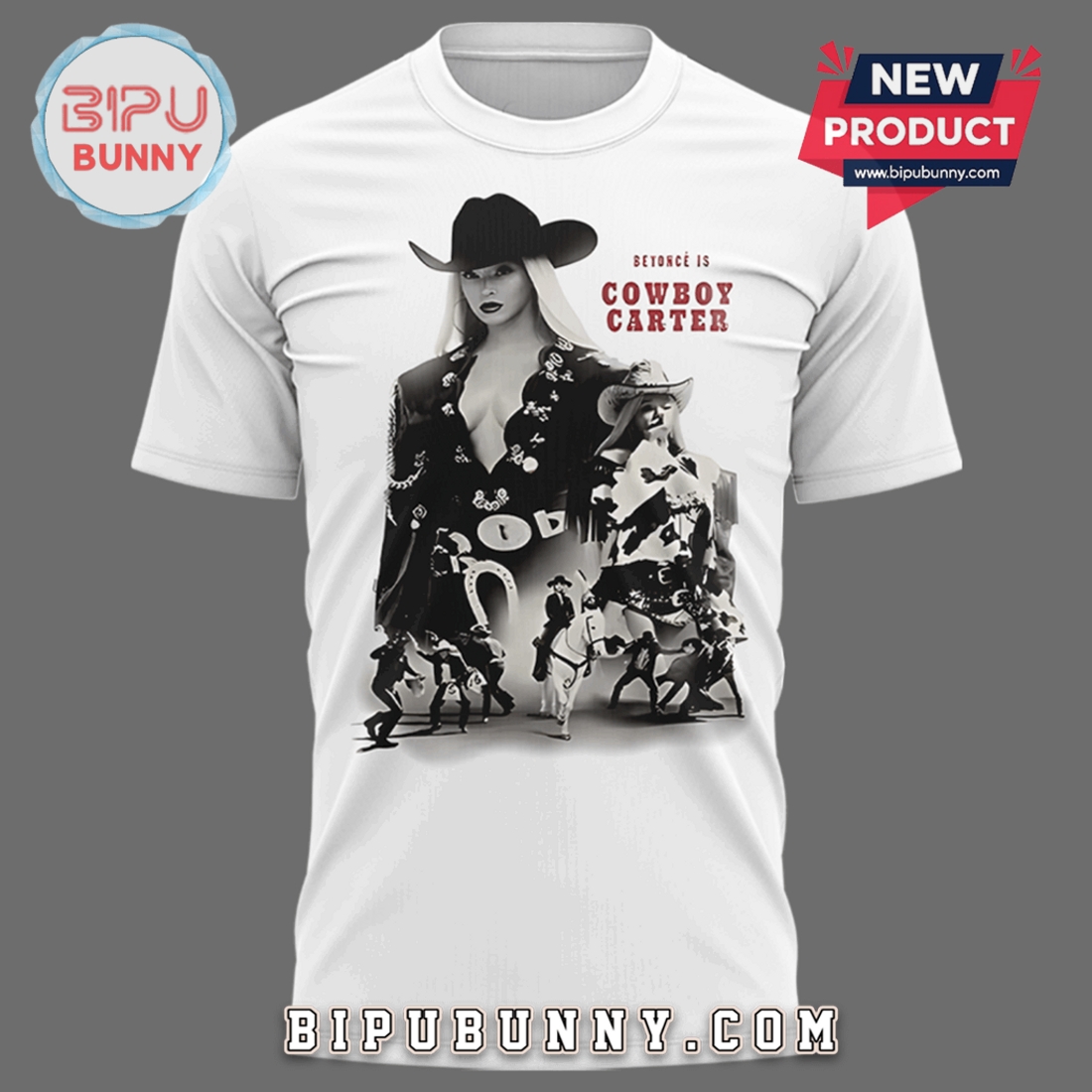 Beyonce Cowboy Carter Tour 2025 White Hoodie Beyonce Cowboy Carter Tour 2025 White Hoodie
