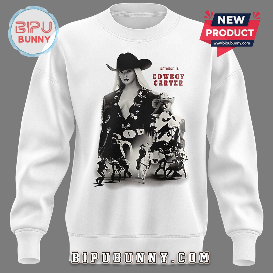 Beyonce Cowboy Carter Tour 2025 White Hoodie Beyonce Cowboy Carter Tour 2025 White Hoodie