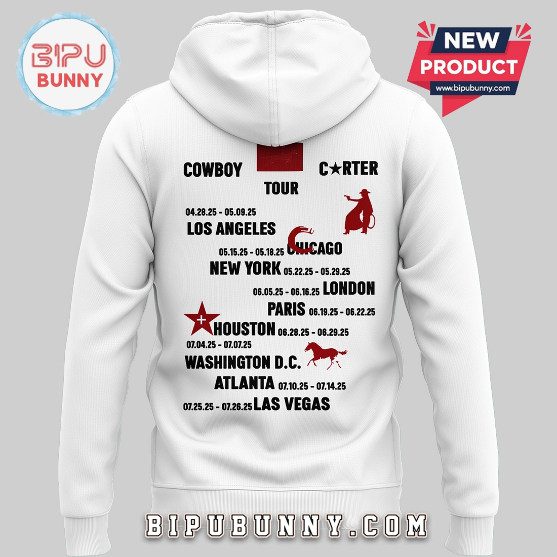 Beyonce x Washington Commanders White Hoodie Beyonce x Washington Commanders White Hoodie