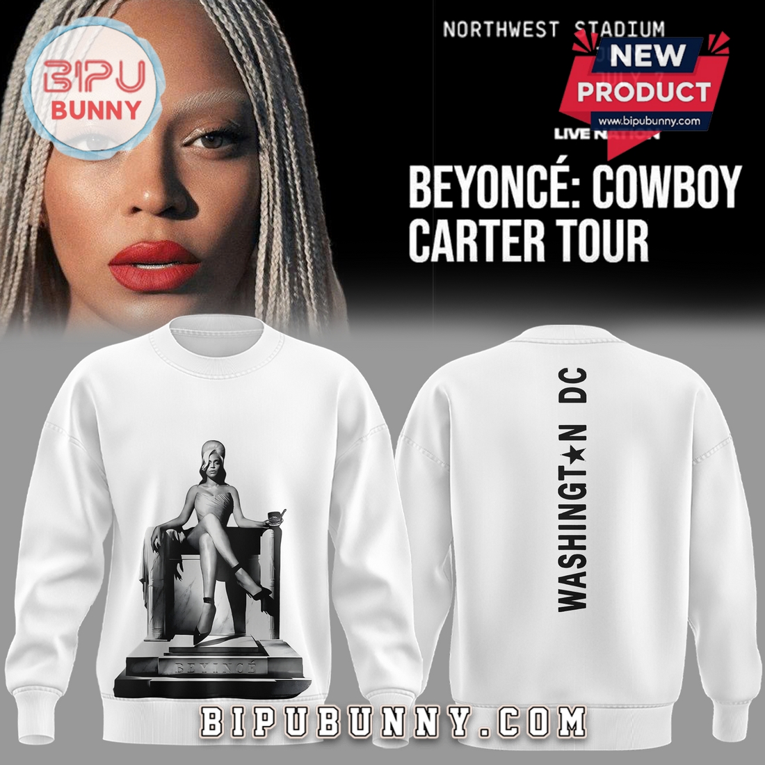 Beyonce x Washington DC Limited Edition Hoodie Beyonce x Washington DC Limited Edition Hoodie