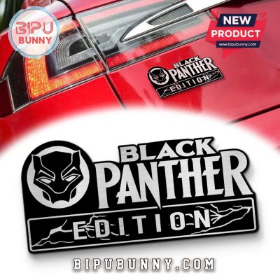 Black Panther Edition Laser Engraved Car Badge