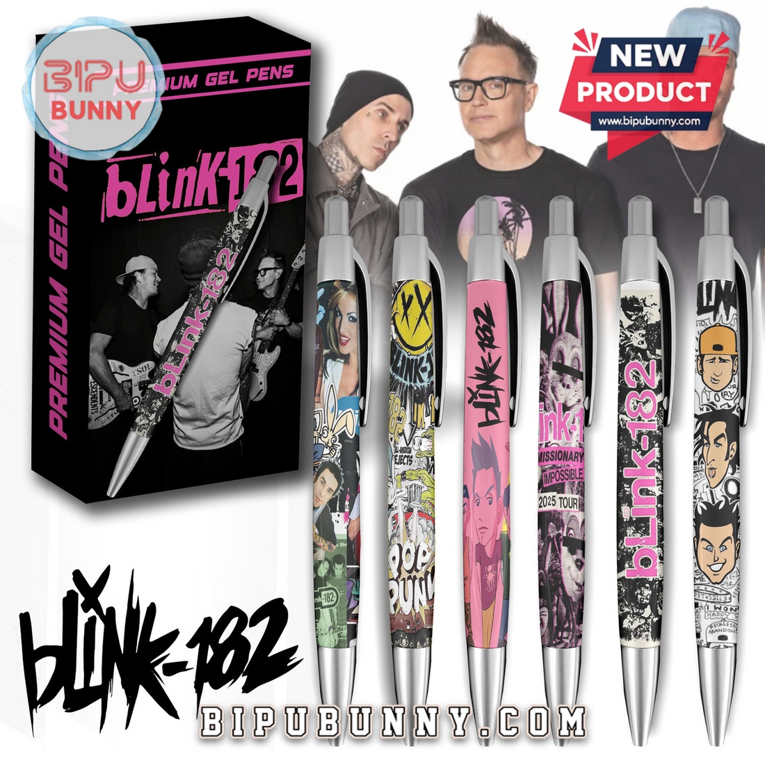 blink-182 Premium Gel Pens blink-182 Premium Gel Pens