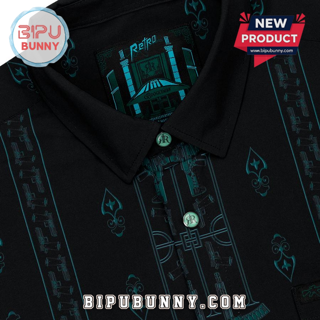 Boogeyman Pearl Snaps Hawaiian Aloha Shirt Boogeyman Pearl Snaps Hawaiian Aloha Shirt