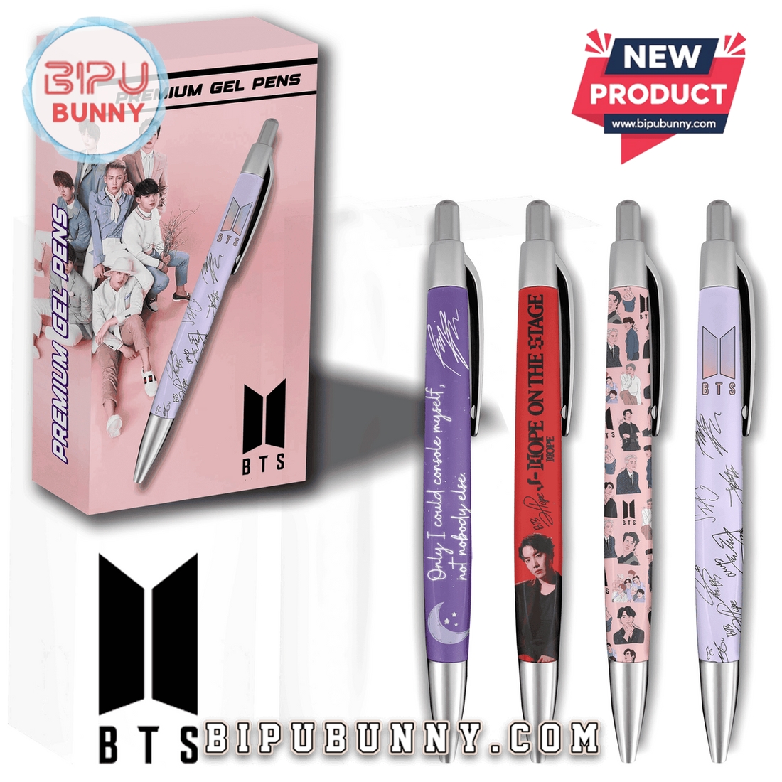 BTS Full Styles Premium Gel Pens BTS Full Styles Premium Gel Pens