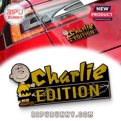 Charlie Brown Edition Laser Engraved Car Badge