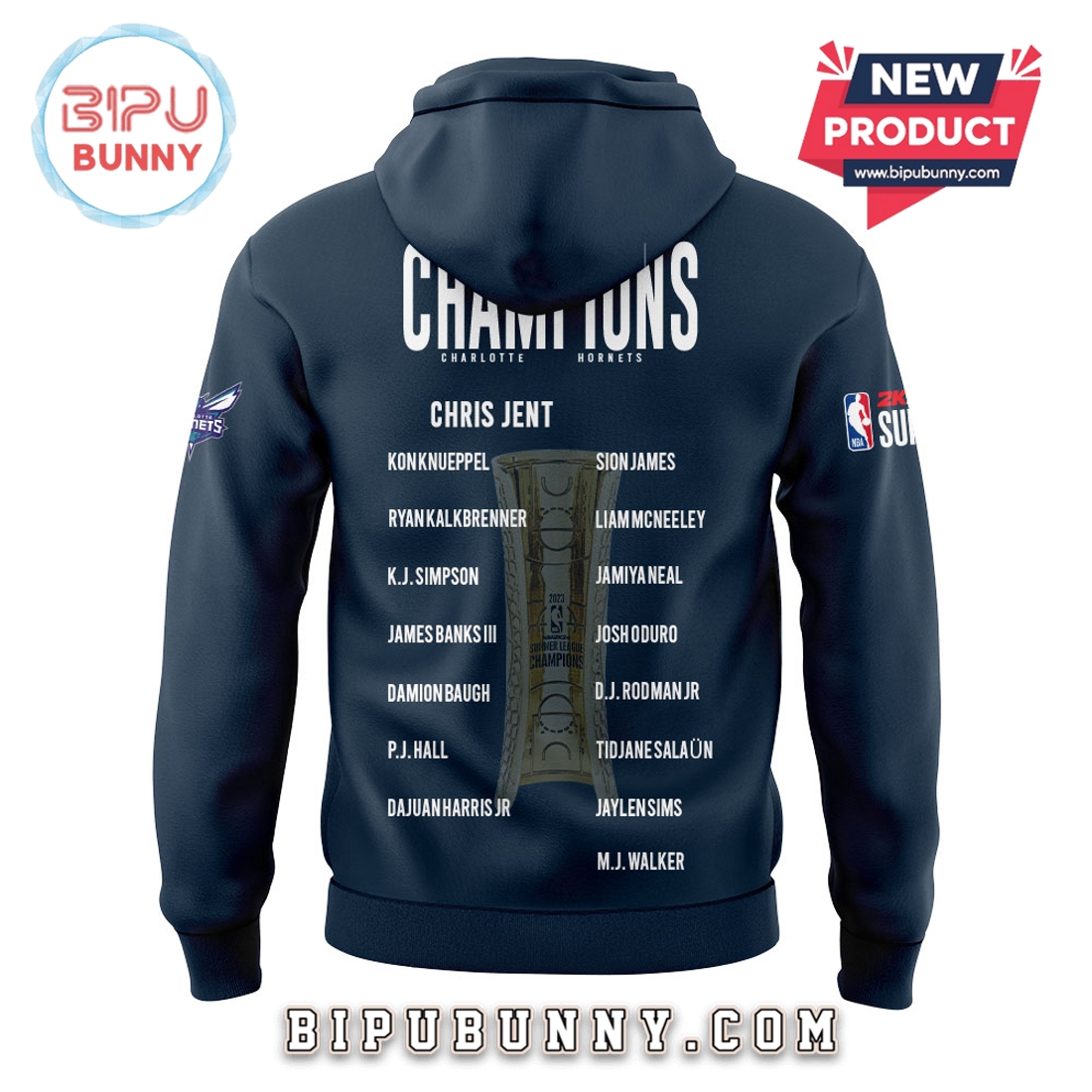 Charlotte Hornets Winners Of The Summer Champions Hoodie Charlotte Hornets Winners Of The Summer Champions Hoodie